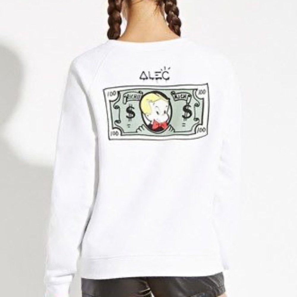 Alec Monopoly X Forever 21 sweatshirt